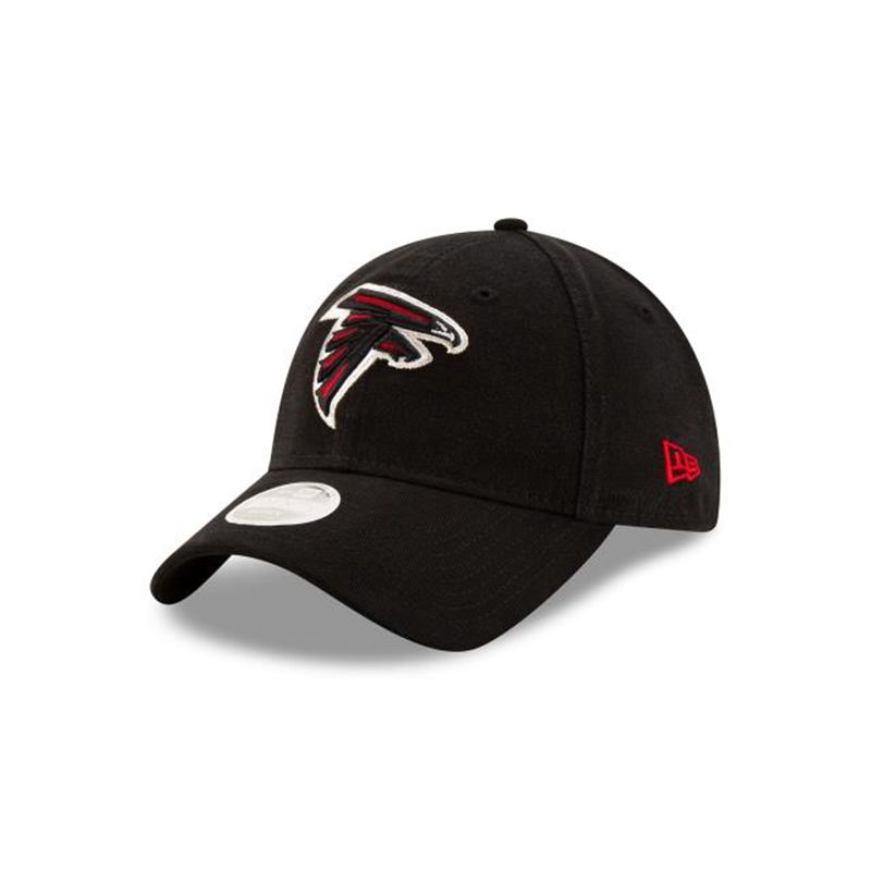 NFL Atlanta Falcons Womens Core Classic 9Twenty Adjustable (IAZ0905) - Black New Era Caps